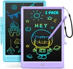 Lcd Writing Tablet, 2PACK Reusable Drawing Pad For Kids, Colorful Doodle Board. Fixed Price $23.94.