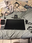 Huion Kamvas Pro 24 4K Graphic Drawing Tablet + Keypad Mini Adjustable Stand. Fixed Price $750.00.