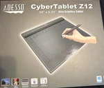 Slim Graphics 10 X6.25 Adesso Cybertablet Z12. Fixed Price $20.00.