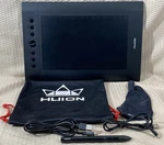 Huion Graphic Tablet W/ Sleeve, Pen, Glove & Cables Tested. Fixed Price $24.99.