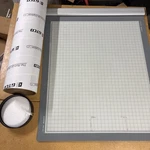 Gtco Galcomp Roll Up 36X30 Inch Quikruler Digitizer 3036RII Case And Mat #2. Fixed Price $175.00.