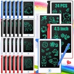 24 Pack Lcd Mini Writing Tablet For Kids 4.5 Inch Doodle Board Bulk Erasable .... Fixed Price $44.40.