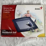 Genius Pensketch 6X8 Graphic Tablet For Professional Designers New Open Box. Fixed Price $33.99.