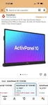 Promethean AP7-B75-NA-1-4K Activpanel Inch Interactive Touchscreen W Mount. Fixed Price $1360.00.