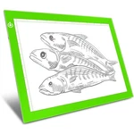 Green A4 Dimmable Led Artcraft Light Box Tracer Slim Pad Portable Table.... Fixed Price $30.46.