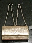 Jessica Mcclintock Silver Metal Mesh Evening Bag Shoulder Strap Nwt. Fixed Price $17.50.