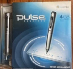 Livescribe Pulse Smartpen 4GB 400 Hrs Audio Recording Mac/ Windows Computer. Fixed Price $65.00.