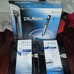 Livescribe Pulse Smartpen 4GB W/ 2 Dot Paper Journals, Speaker, Microphone, Oled. Fixed Price $90.00.