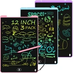 Electight 3 Pack 12 Lcd Writing Tablet For Inches, Blue, Pink, Purple. Fixed Price $23.04.