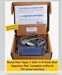 Brand New Topaz T-S261-K Kioskgem 1X5 Electronic Signature Pad Serial Connection. Fixed Price $109.99.