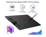 Huion Drawing Tablet HS610 Graphic With Stylus 8192 Windows/mac/android. Fixed Price $50.00.