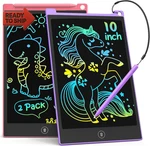 Tecjoe Lcd Writing Tablet 10 Inch 2 Pack Colorful Doodle Board Kids. Fixed Price $16.42.
