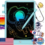Flueston 10" Lcd Writing Tablet Doodle Board For Kids 3-8, Blue. Fixed Price $19.36.