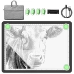 Yingwond 9000LUX A4 Rechargeable Tracing Light Box With Padded Case,wireless .... Fixed Price $87.74.