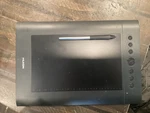 Huion H610 Pro V2 Graphic Drawing Table With Battery-free Stylus Black. Fixed Price $34.99.