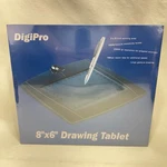 Digipro Drawing Tablet WP8060 8" X 6" Usb Graphics Cordless New & Sealed. Fixed Price $25.00.