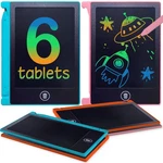 Party Favor Mini Lcd Writing Tablet For Kids, 6 Pack 4.5 Inch Drawi. Fixed Price $25.16.