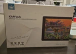 Huion Kamvas 22 Plus Drawing Tablet W/ Pen, Stand, Keydial Mini + Extras. Fixed Price $380.00.