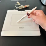 Wacom Small Digital Drawing Graphics Tablet With Pen Model CTE-430 (pearl) Works. Fixed Price $22.99.