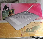 Wacom Bamboo Craft Touch & Pen, Cth 461, Drawing Graphics Tablet Software. Fixed Price $24.30.