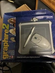 Wacom Graphire 2 Graphics Art Tablet With Pen & Mouse Nip. Fixed Price $39.99.