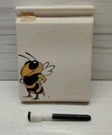 Vintage 1997 Georgia Tech Yellow Jackets Desk Top Ceramic Dry Erase Memo Pad. Fixed Price $29.99.