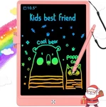 Lcd Writing Tablet 10.5" Colorful Drawing Pad For Kids Ages 3-8, Travel Gift .... Fixed Price $23.72.