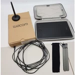 Wacom Intuos Pro Small PTH-460-K0A Digital Drawing Tablet, Stand, Case, Bundle. Fixed Price $224.99.