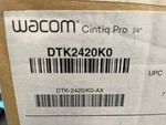 Wacom DTK2420K0 Graphics Tablet - Black. Fixed Price $2200.00.