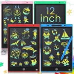 Epakh 4 Pcs 12 Inch Lcd Writing Tablet Doodle Board For Kids Digital Erasable.... Fixed Price $28.91.