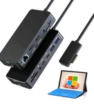 12-IN-1 Surface Dock, Triple Display Support With Hdmi + Vga, Microsoft Sur.... Fixed Price $90.00.