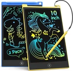 Tecjoe Inch 2 Pack Lcd Writing Tablet, Colorful Doodle 10IN, Bule Yellow. Fixed Price $17.18.