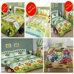 Jungle Themed Duvet Covers Kids Childrens Animals - Single, Junior, Double. Fixed Price $26.30.