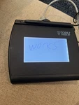 Topaz T-LBK755-BHSB-R Signaturegem Lcd 4X3 Electronic Pad. Fixed Price $74.99.