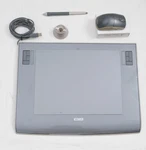 Wacom INTUOS3 Graphics Tablet PTZ-930, Used With Mouse And Pen. Fixed Price $55.00.