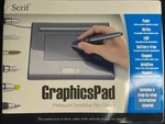 Serif Graphics Pad Pressure Sensitive Drawing Tablet With Pen-new CTF-420/020-B. Fixed Price $24.99.