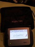 Used Signotec ST-BE105-2-U100 Lcd Signature Pad Sigma. Fixed Price $100.00.