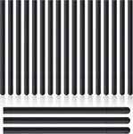 20 Pieces Replacement Standard Pen Nibs Black Refill. Fixed Price $14.70.
