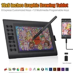 Gaomon M106K Pro Graphic Tablet Drawing Battery-free 8192 Pen. Fixed Price $49.99.