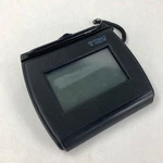 Topaz T-LBK750-BHSB-R Signature Pad, With Stylus Stand, Tested!. Fixed Price $75.00.