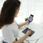 Huion HS64 Graphic Drawing Tablet 8192 Battery-free Pen Hot Keys Android Mode. Fixed Price $39.99.
