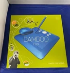 Wacom Bamboo Fun Pen Tablet Model CTE450B Small Blue W/mouse Sealed New. Fixed Price $69.99.
