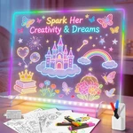 Lumiboard Led Drawing With 8 Colors, 13"X10" Acrylic Dry Erase. Fixed Price $20.95.