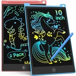Tecjoe 10 Inch 2 Pack Lcd Writing Tablet, Colorful Doodle Board Drawing. Fixed Price $18.99.