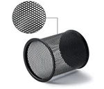 Amazon Basics Wire Mesh Pen Cup, Black. Fixed Price $25.00.
