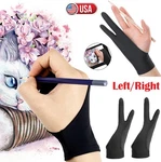 2 Finger Anti-fouling Drawing Pen Graphic Tablet Pad Gloves Left/right. Fixed Price $8.70.