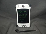 Black & White Boogie Board Model WT13087C E-writer Lcd Digital Writing Tablet. Fixed Price $12.99.