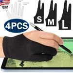 4X Digital Drawing Glove Smudge Guard Artist With Two Finger R/l. Fixed Price $9.45.