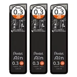 Pentel Ain AMZ-XC2832B3P Mechanical Lead, 0.01 Count (pack Of 3), Black. Fixed Price $20.82.