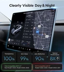 Wigoo Tesla New Model Y Juniper & 3 Screen Protector Matte No Glare .... Fixed Price $54.00.